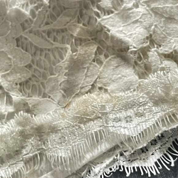 Signature‎ Eight White LACE LINED SLEEVELESS SUMMER DRESS SZ M F-124 - Picture 8 of 8